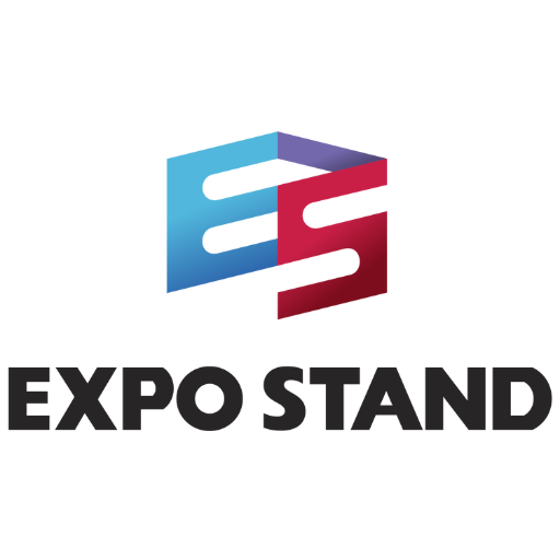 Logo officiel Expo Stand, spécialiste des solutions d'exposition personnalisées pour les salons professionnels en Mauricie et dans un rayon de 250 km.